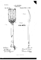 Anna M. Mangin pastry-fork patent drawing