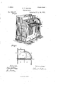 Sarah E. Goode cabinet-bed patent drawing